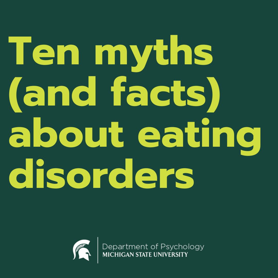 Ten myths (and facts) about eating disorders 
